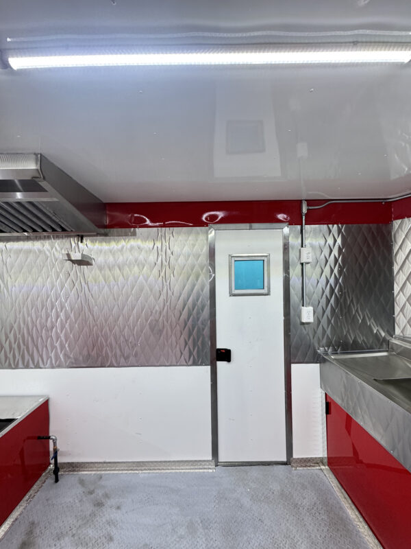 8x20' Red Food Trailer - Image 14