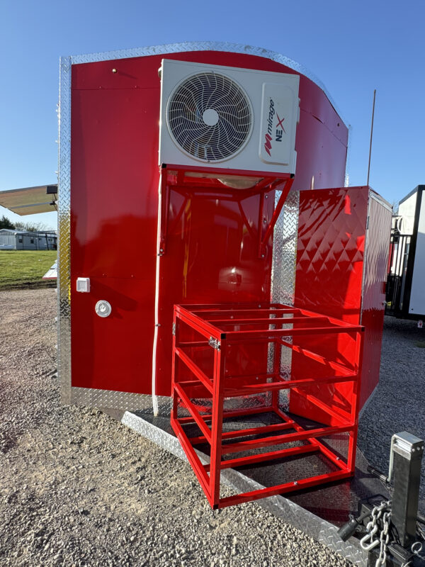 8x20' Red Food Trailer - Image 5