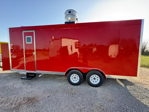 8x20' Red Food Trailer - Image 6