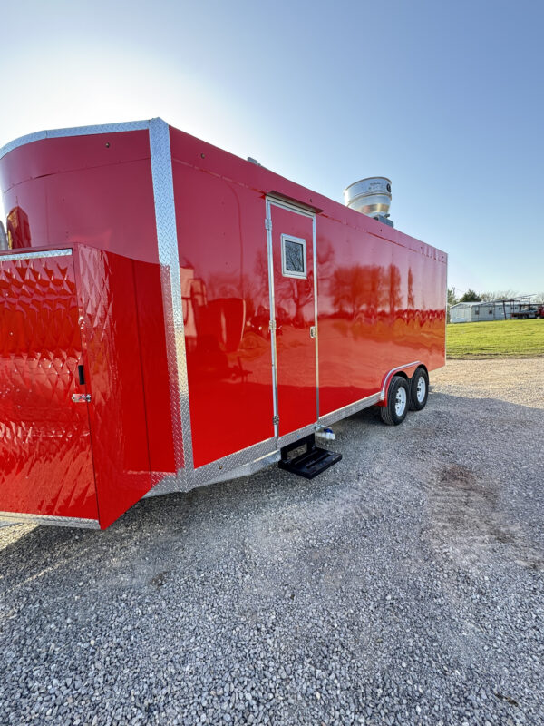 8x20' Red Food Trailer - Image 13