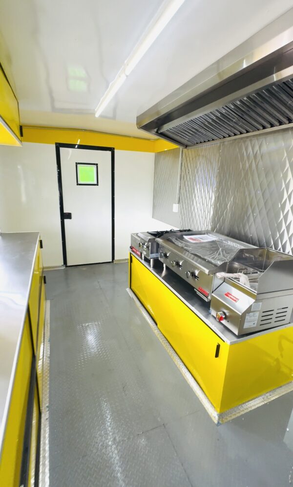 Yellow 8x20’ Food Trailer - Image 13