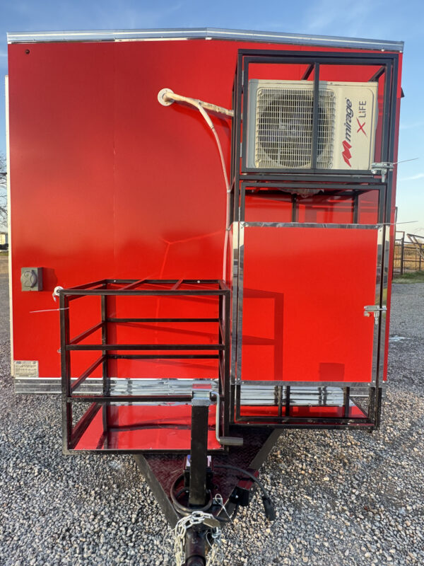 8X12 Red Food Trailer - Image 10