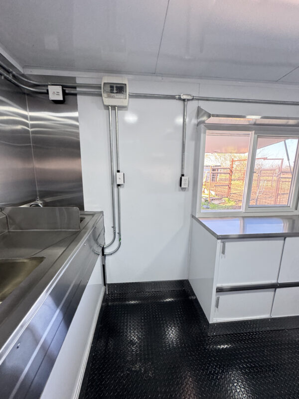 8X12 Red Food Trailer - Image 28