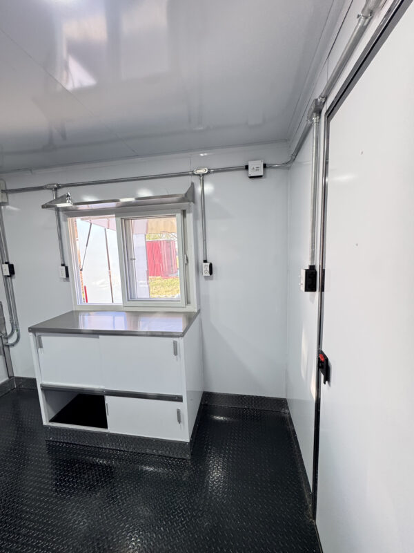 8X12 Red Food Trailer - Image 13