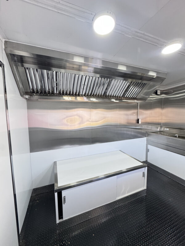 8X12 Red Food Trailer - Image 17