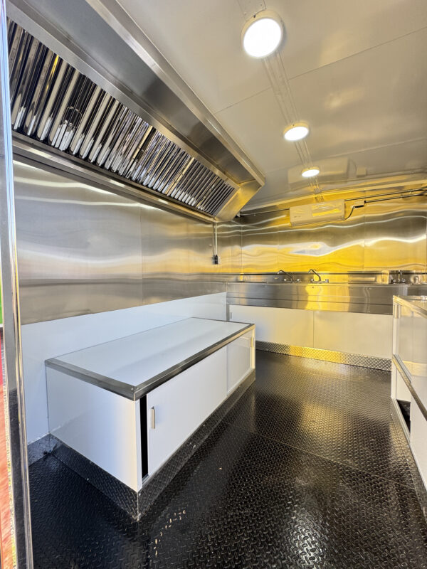 8X12 Red Food Trailer - Image 19