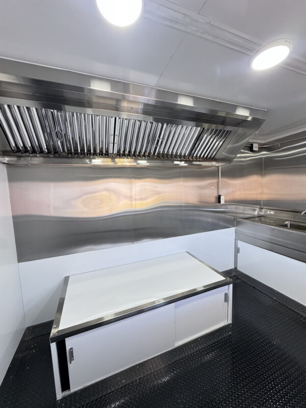 8X12 Red Food Trailer - Image 22