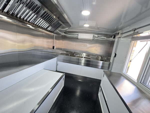 8X12 Red Food Trailer - Image 23