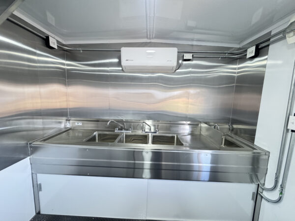 8X12 Red Food Trailer - Image 24