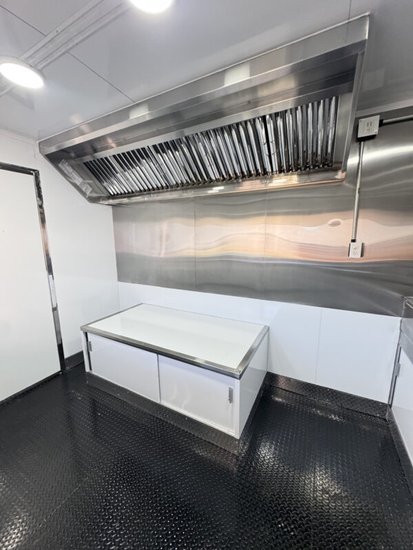 8X12 Red Food Trailer - Image 25
