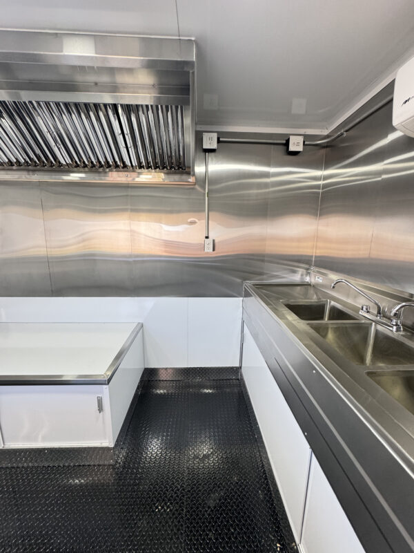 8X12 Red Food Trailer - Image 26