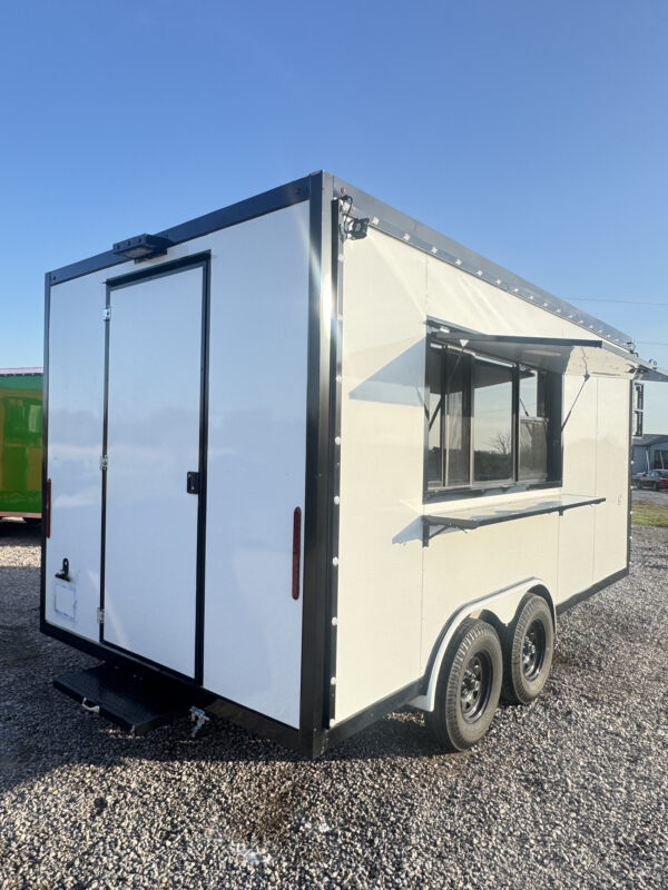 8x16 White Food Trailer - Image 10