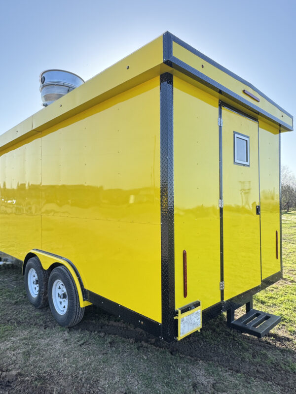 Yellow 8x20’ Food Trailer - Image 9