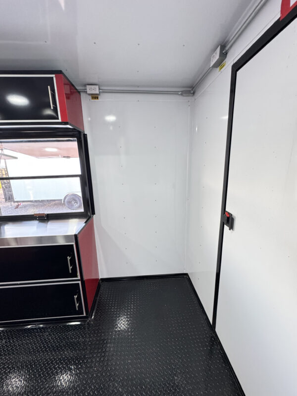 8'x20' Red Food Trailer  - Image 17