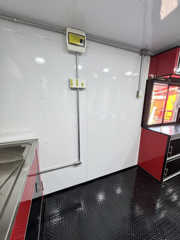 8'x20' Red Food Trailer  - Image 22