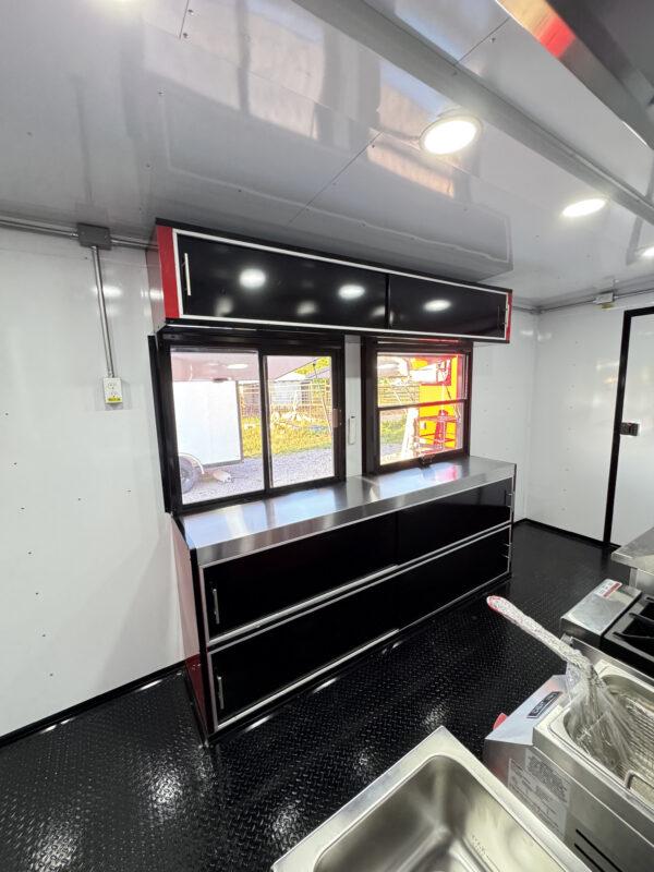 8'x20' Red Food Trailer  - Image 23