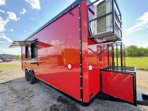 8'x20' Red Food Trailer  - Image 10