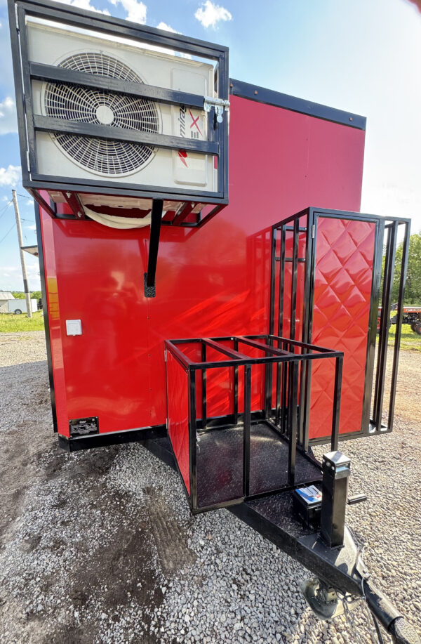8'x20' Red Food Trailer  - Image 8