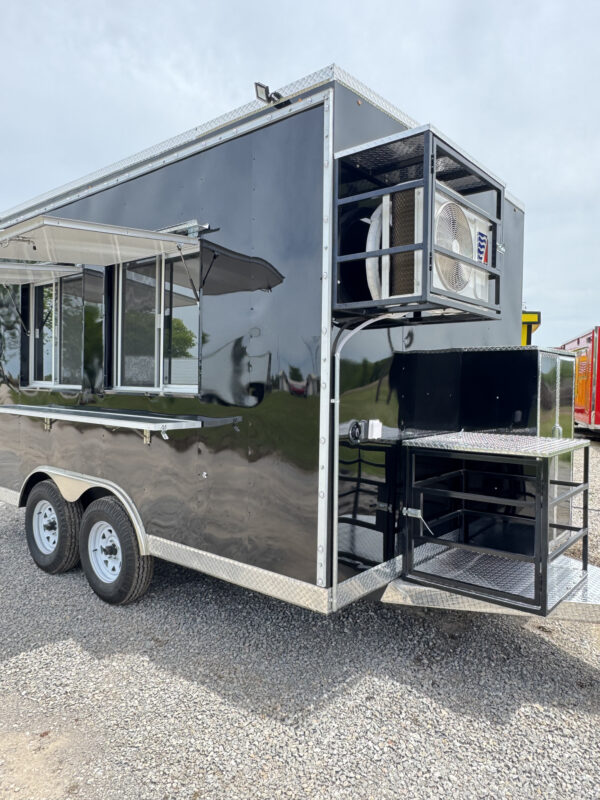Black Food Trailer 8x14 - Image 5