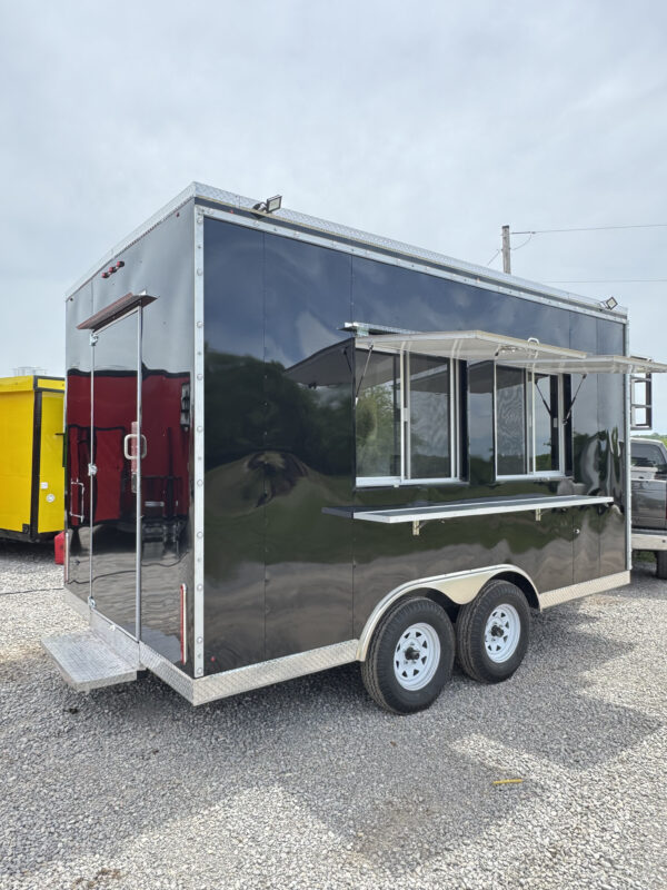 Black Food Trailer 8x14 - Image 3