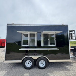 Black Food Trailer 8x14