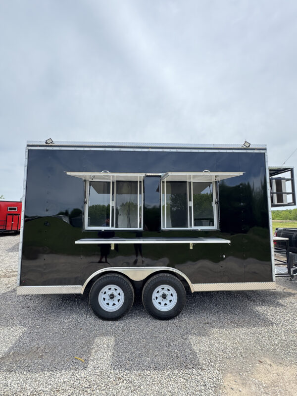 Black Food Trailer 8x14