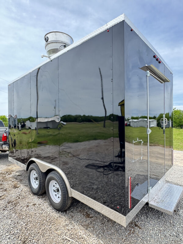 Black Food Trailer 8x14 - Image 12