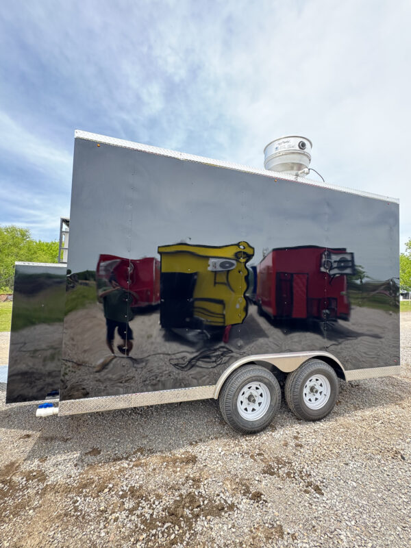 Black Food Trailer 8x14 - Image 13