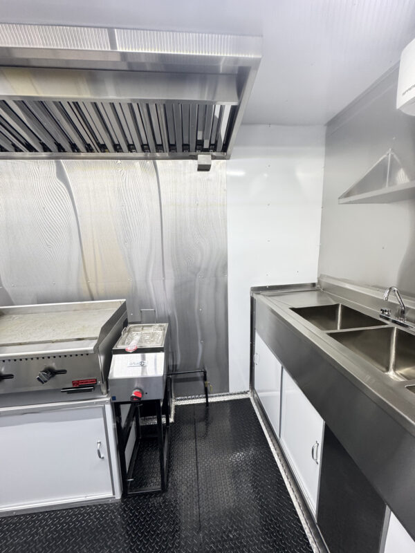 Black Food Trailer 8x14 - Image 15
