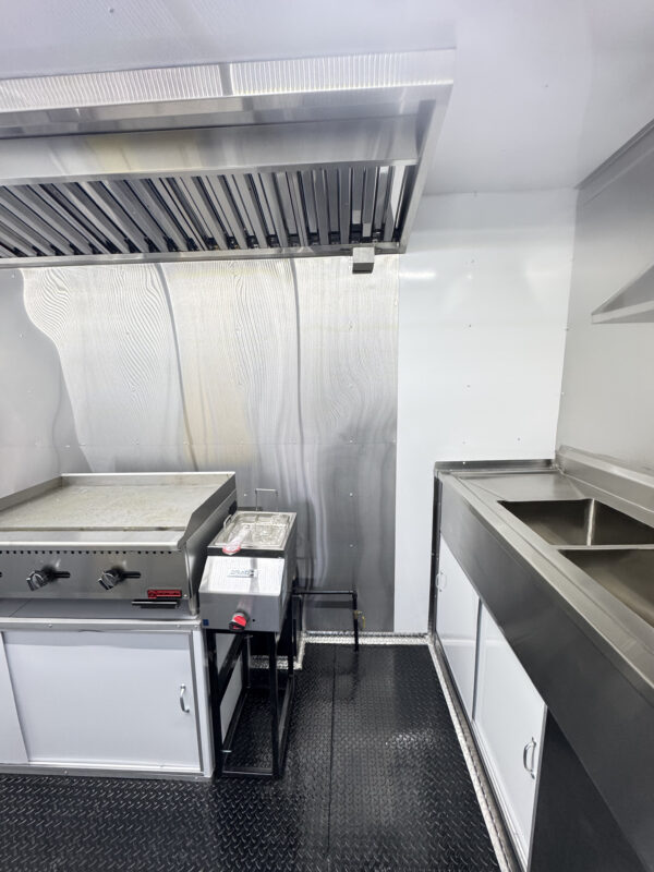 Black Food Trailer 8x14 - Image 16