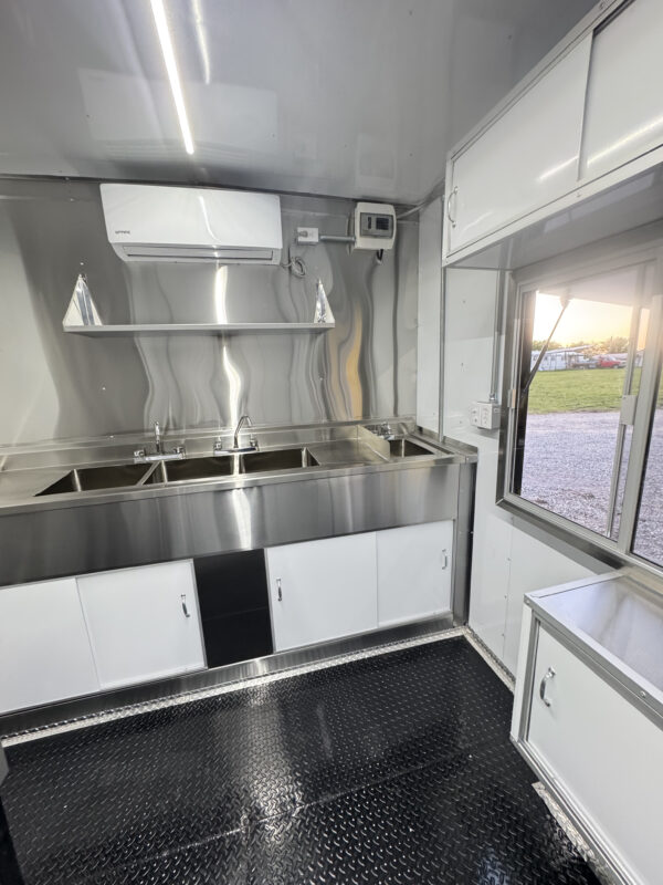 Black Food Trailer 8x14 - Image 23