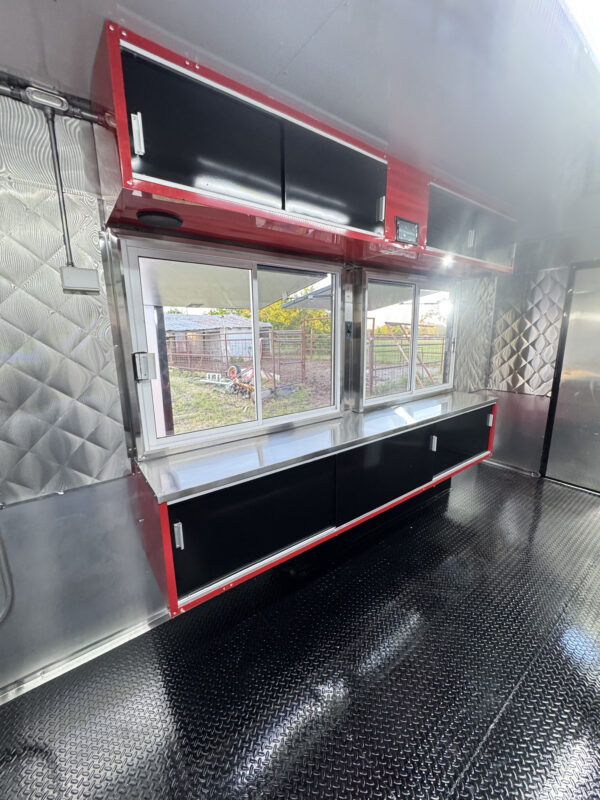 8'x16' Red Food Trailer - Image 19