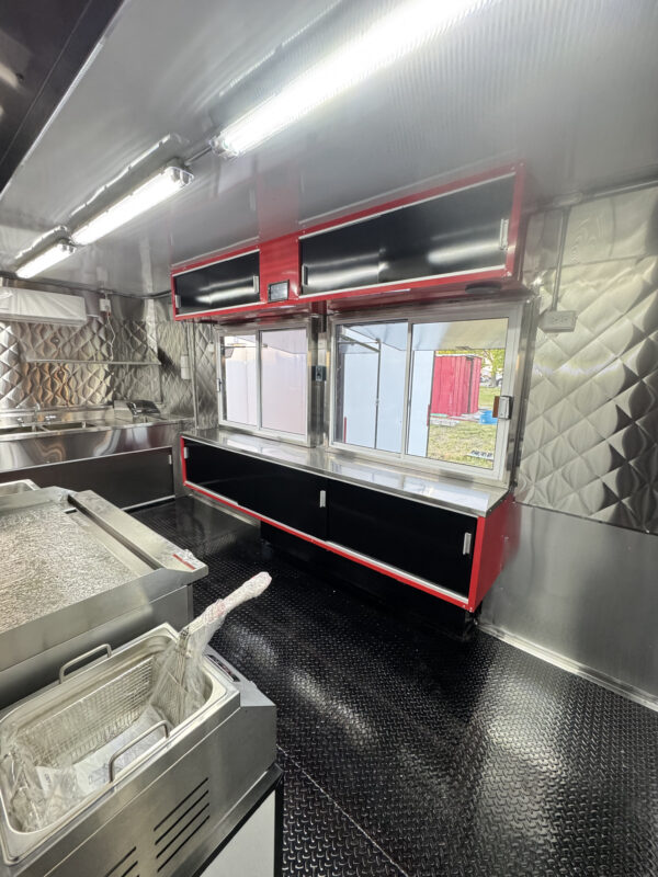 8'x16' Red Food Trailer - Image 22