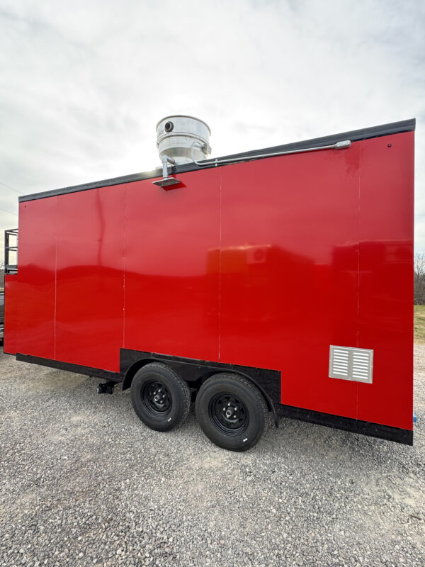 8'x16' Red Food Trailer - Image 5