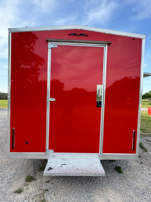 8'x16' Red Food Trailer - Image 9