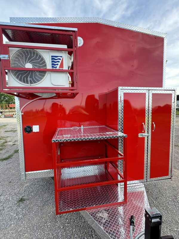 8'x16' Red Food Trailer - Image 11