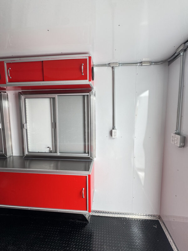 8'x16' Red Food Trailer - Image 13