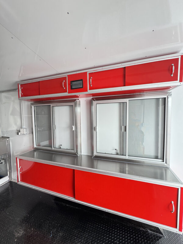 8'x16' Red Food Trailer - Image 18