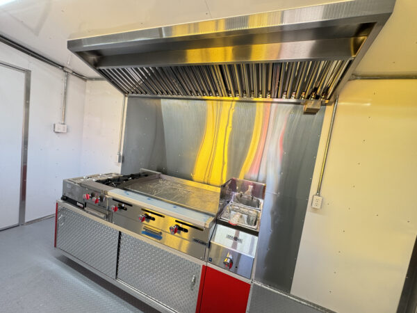 8'x16' Red Food Trailer - Image 23