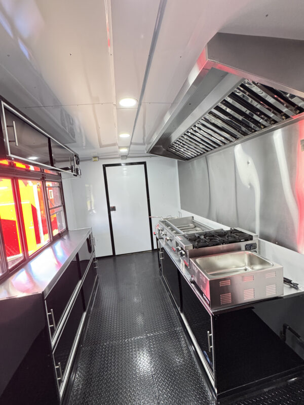 Black 8'x16' Food Trailer - Image 25