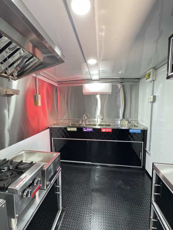 Black 8'x16' Food Trailer - Image 18