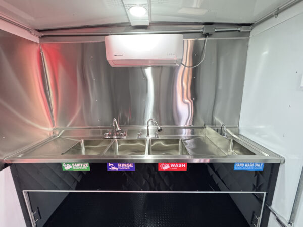 Black 8'x16' Food Trailer - Image 19
