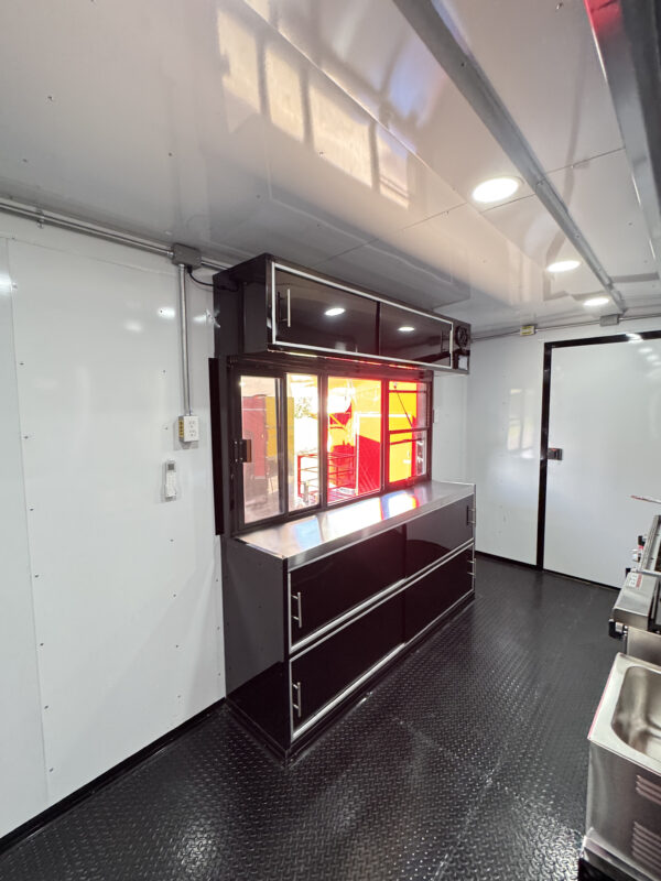 Black 8'x16' Food Trailer - Image 21