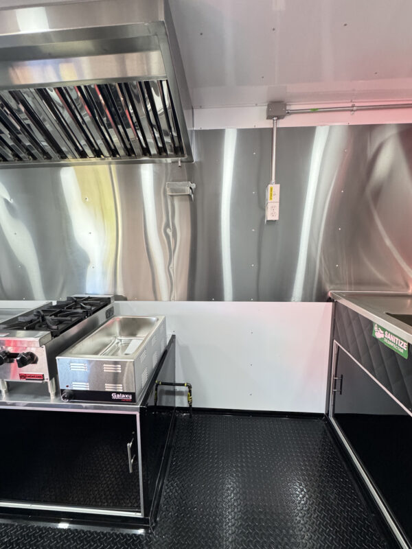 Black 8'x16' Food Trailer - Image 26