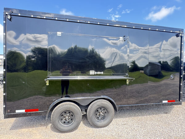 Black 8'x16' Food Trailer - Image 8