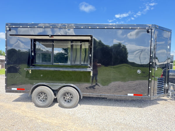 Black 8'x16' Food Trailer - Image 9