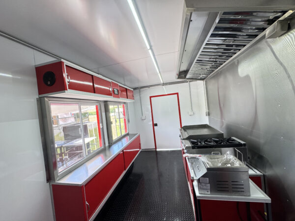 Red 8'x16' Food Trailer - Image 9