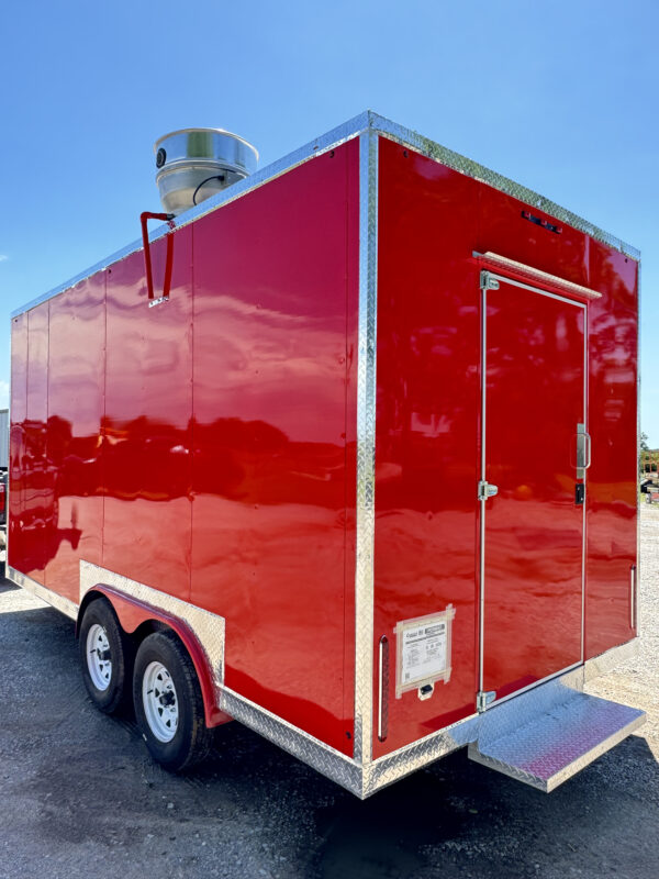 Red 8'x16' Food Trailer - Image 10