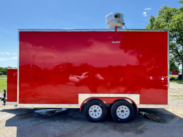 Red 8'x16' Food Trailer - Image 11