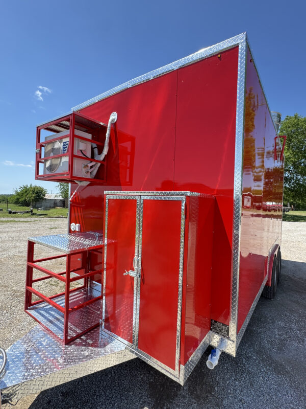 Red 8'x16' Food Trailer - Image 14
